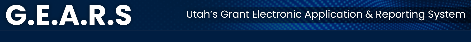 Screen cap of banner for GEARS website