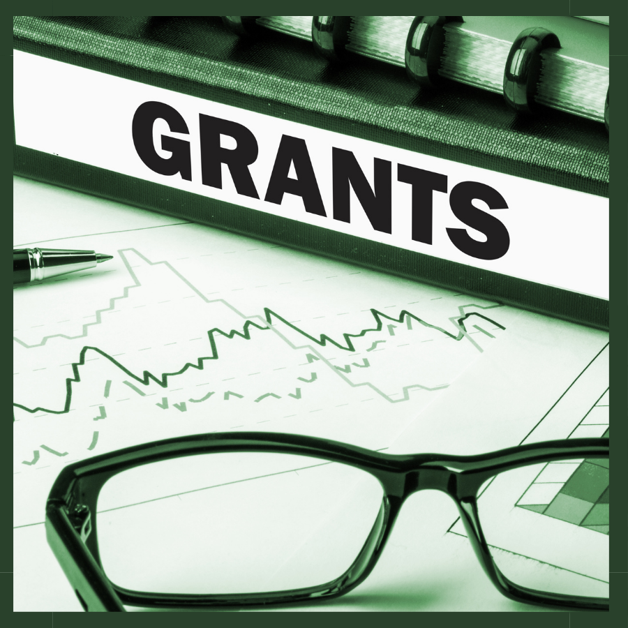 Grants manual stock image