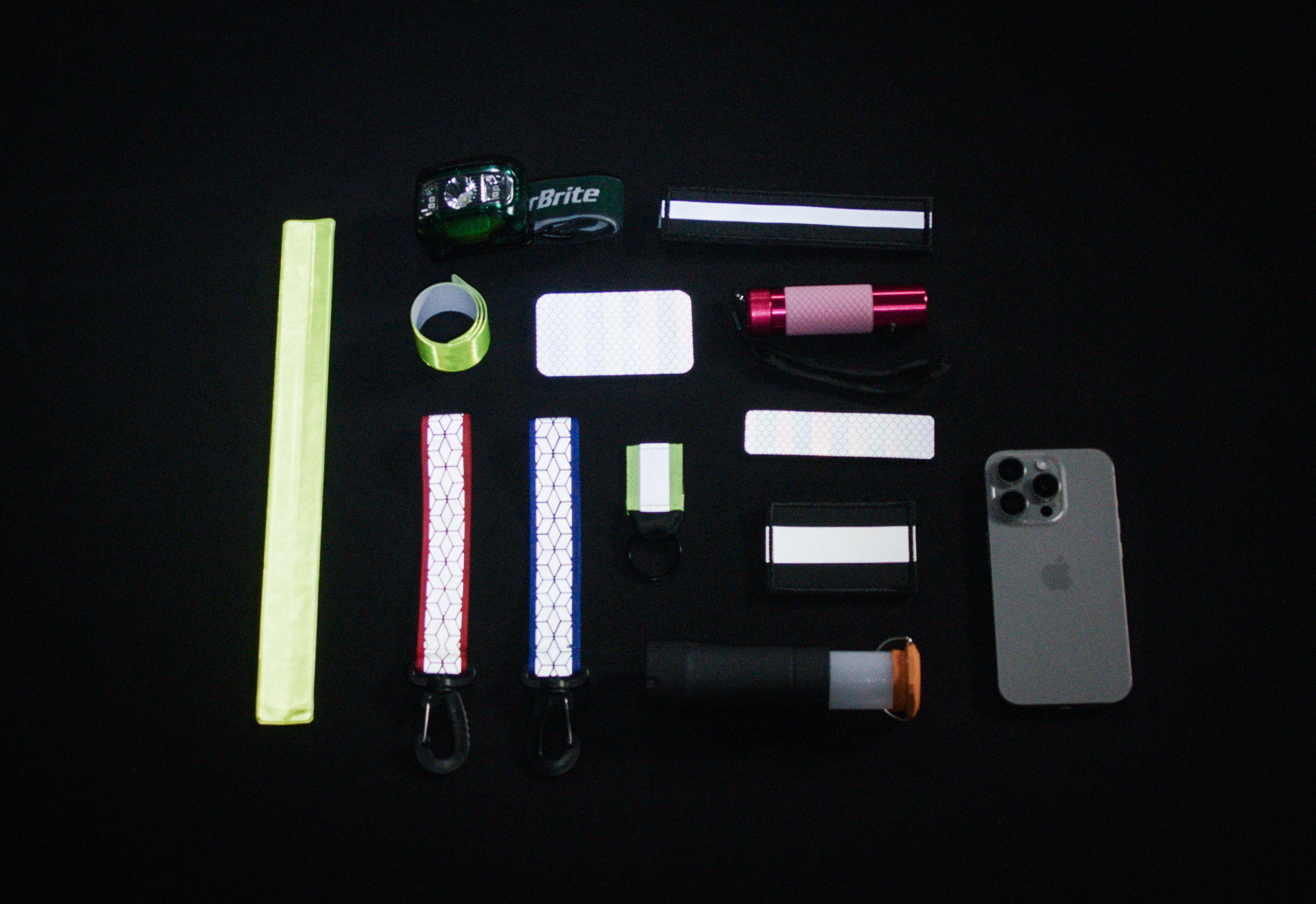 Reflective gear examples