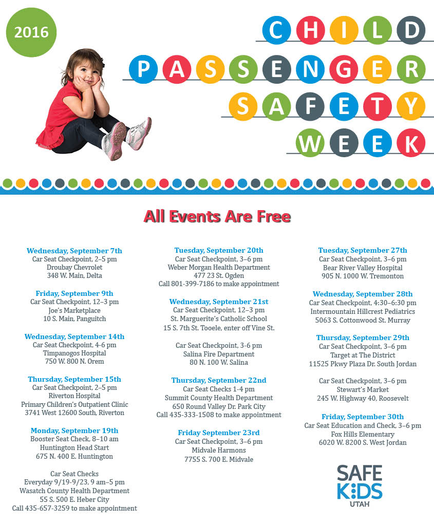 2016 Child Passenger Safety Week Check Points | DPS – Highway Safety 2016 Child Passenger Safety Week Check Points | DPS – Highway Safety
